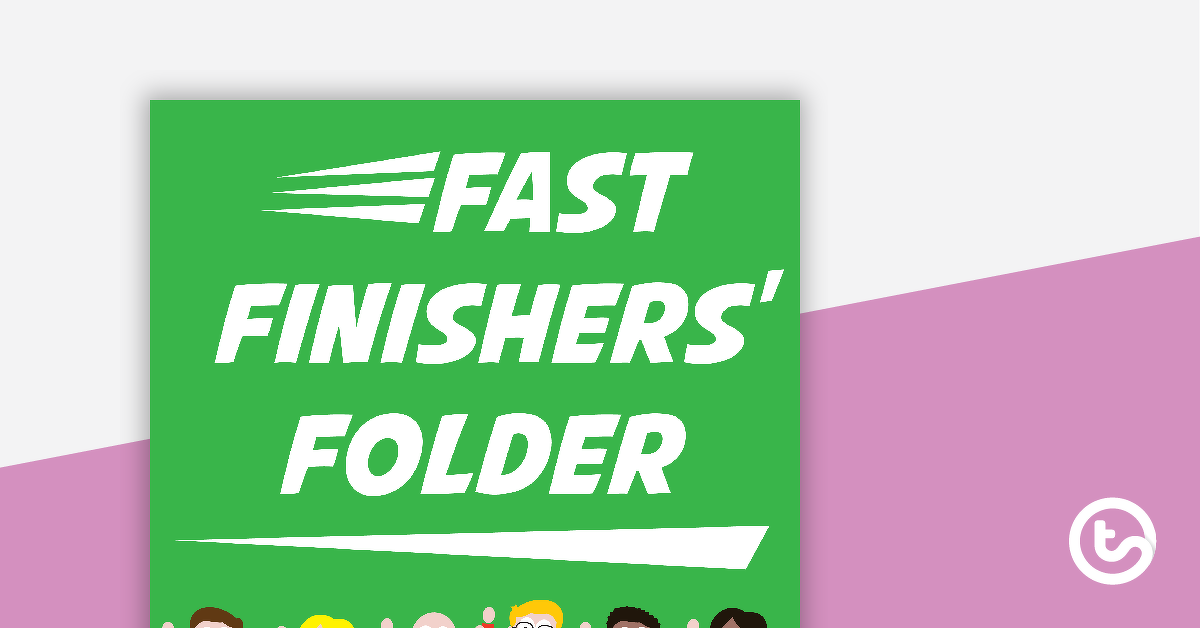 Image of Fast Finishers' Folder - Middle Primary