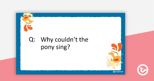 儿童笑话的缩略图PowerPoint-教学资源