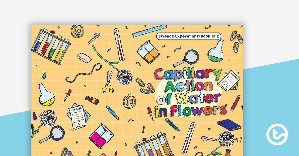 水中水的毛细作用的预览图像 - 科学实验手册 - 教学资源
