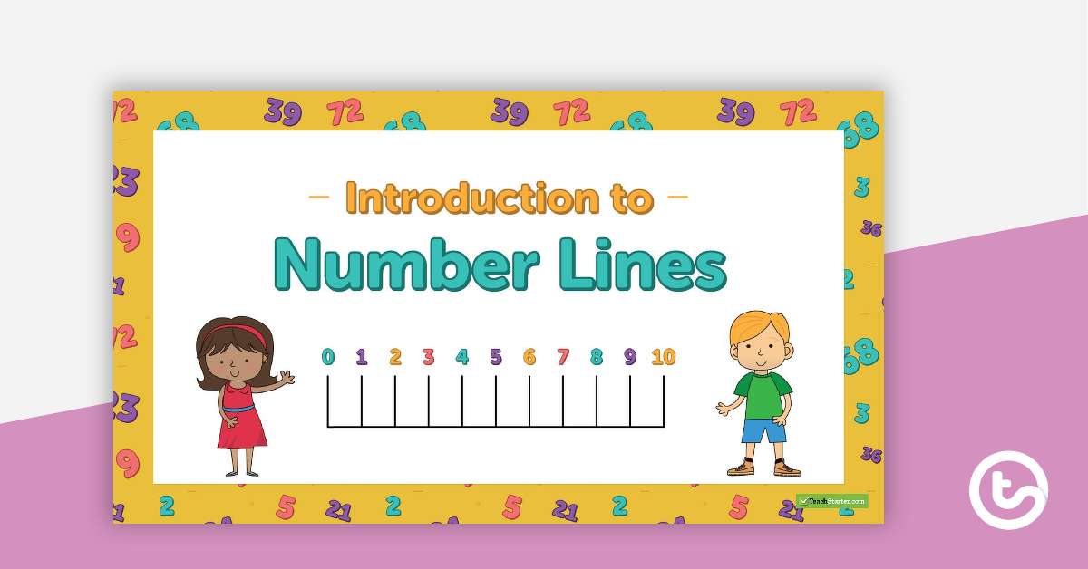 Preview image for Introduction to Number Lines PowerPoint - teaching resource