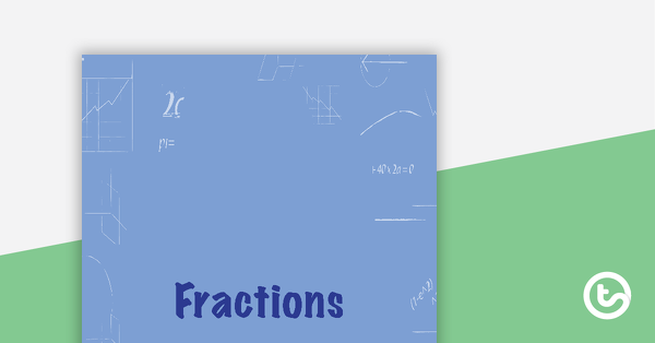 Thumbnail of Goal Labels - Fractions (Middle Elementary) - teaching resource