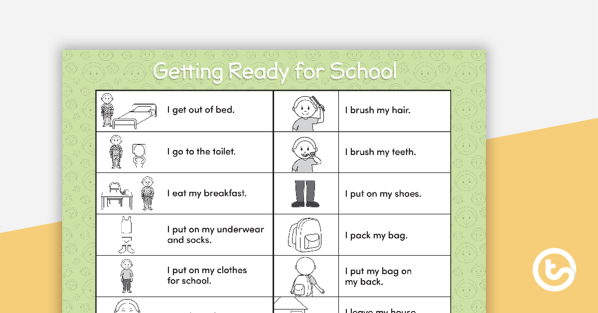Preview image for Social Stories - Getting Ready for School - teaching resource