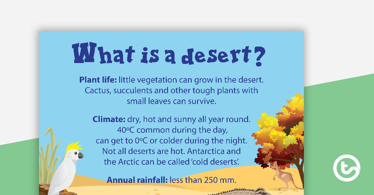 预览图像的沙漠是什么?海报——教学资源