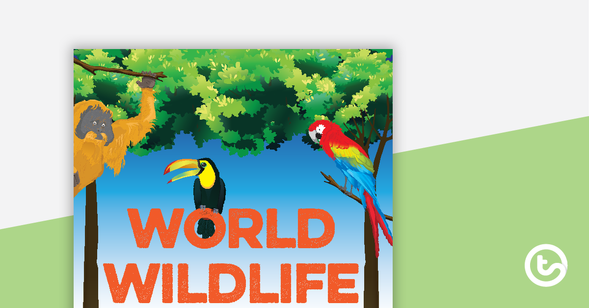 预览图像世界野生动物天海报——教学资源
