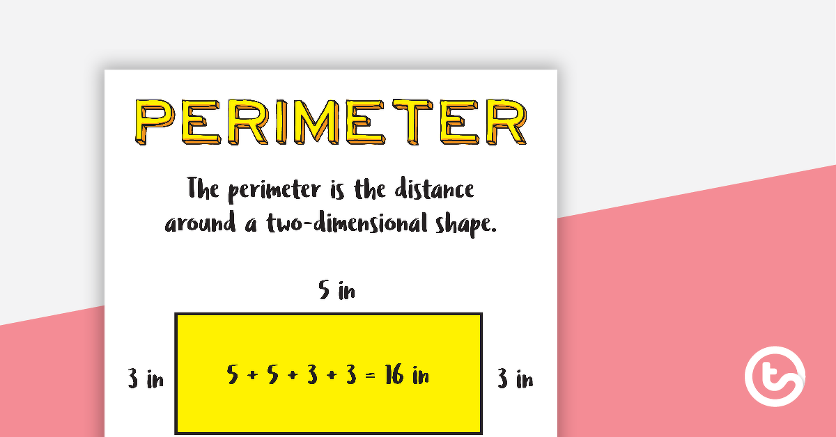 Preview image for Perimeter Poster - teaching resource