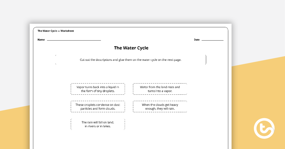预览图像水循环-工作表——教学资源