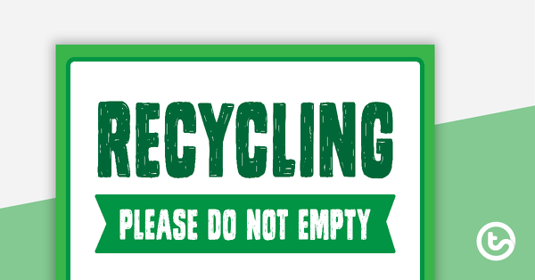 一般废物、循环再造、软塑胶和堆肥海报的缩略图-教学资源