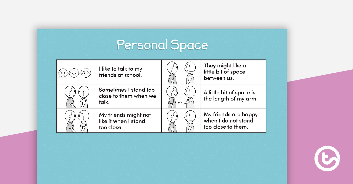 Preview image for Social Stories - Personal Space - teaching resource