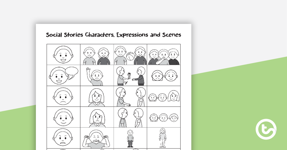 Preview image for Social Stories – Pictures and Templates - teaching resource