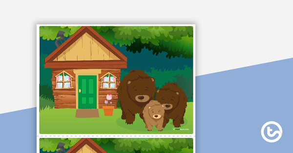 《金发姑娘和三只熊的缩略图测序活动卡——教学资源