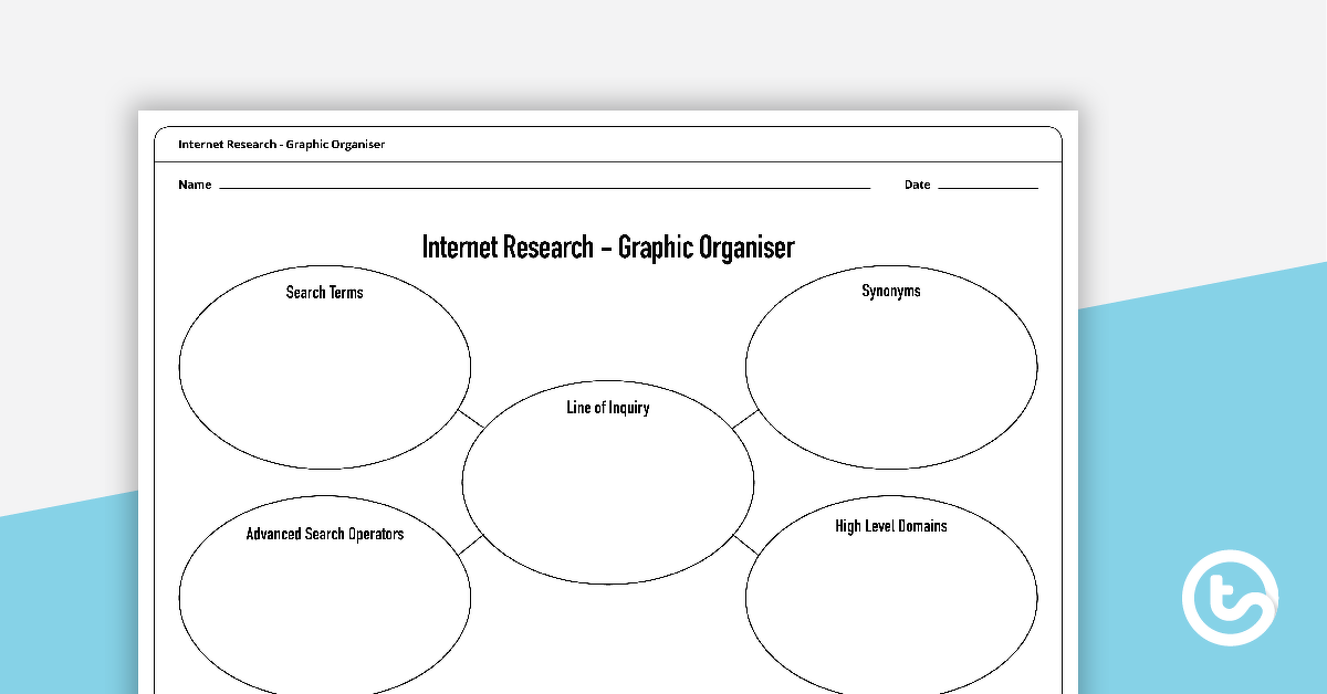 Preview image for Internet Research - Graphic Organiser - teaching resource