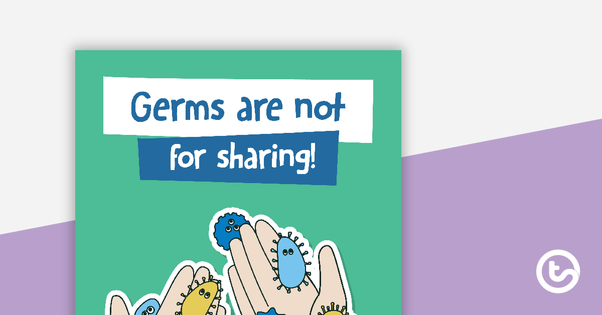 卫生海报-细菌不是供分享-教学资源预览图片