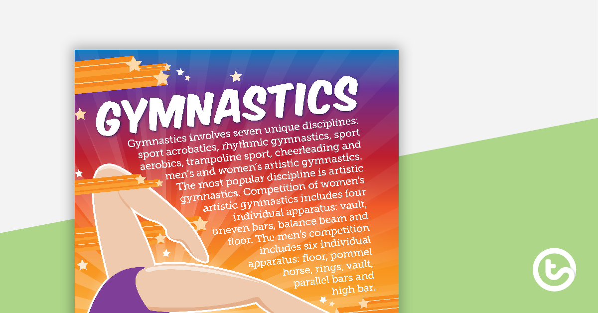 预览图像对奥运会运动海报——体操教学资源
