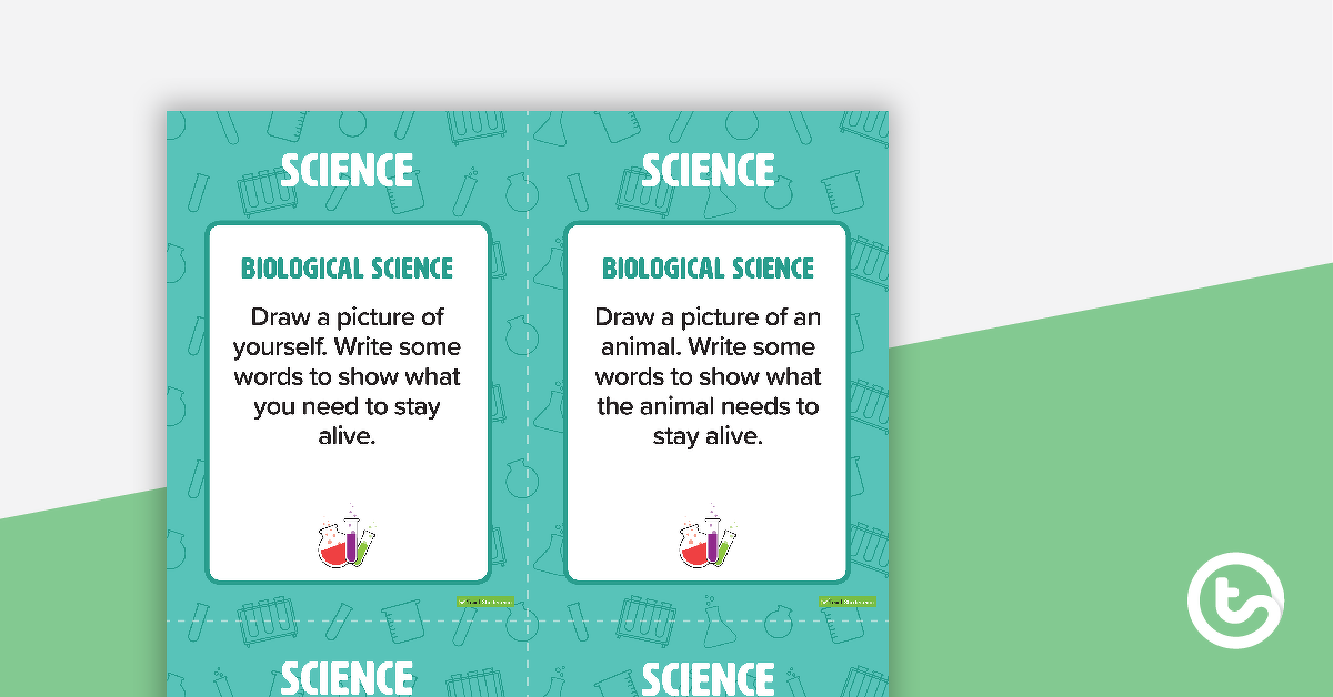 Preview image for Fast Finisher Science Task Cards - Foundation - teaching resource