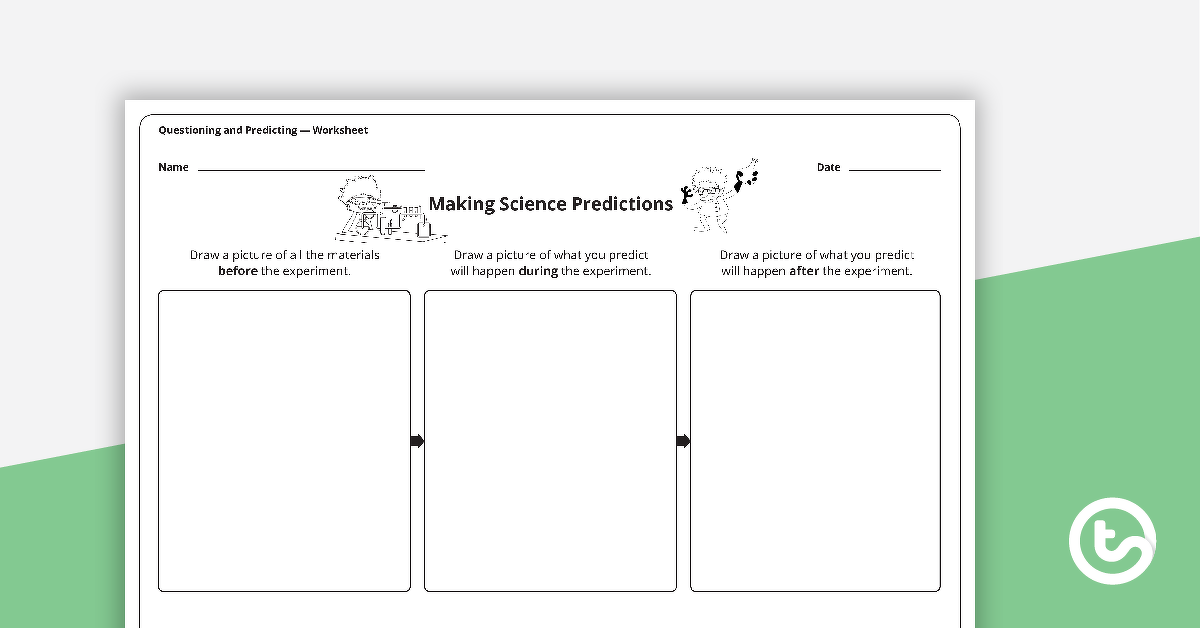 进行科学预测的预览图像 - 工作表 - 教学资源