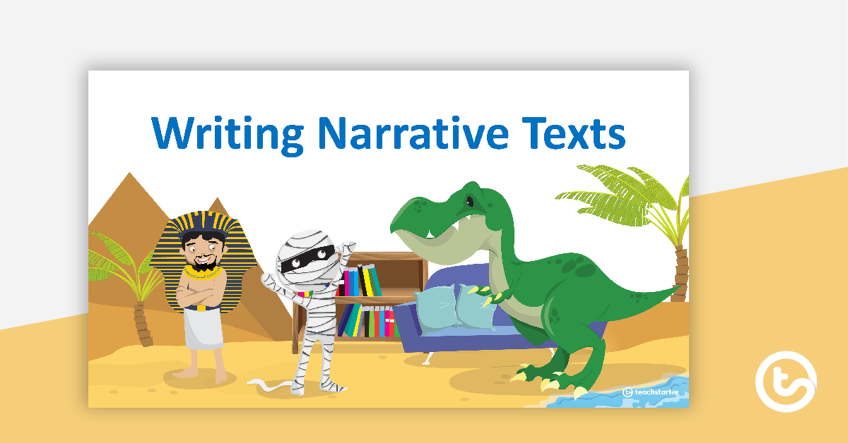 Preview image for Writing Narrative Texts PowerPoint - Year 5 and Year 6 - teaching resource