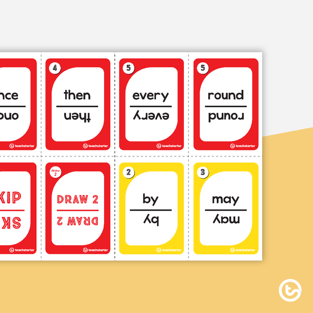 Preview image for Spelling Words Card Game – Editable - teaching resource
