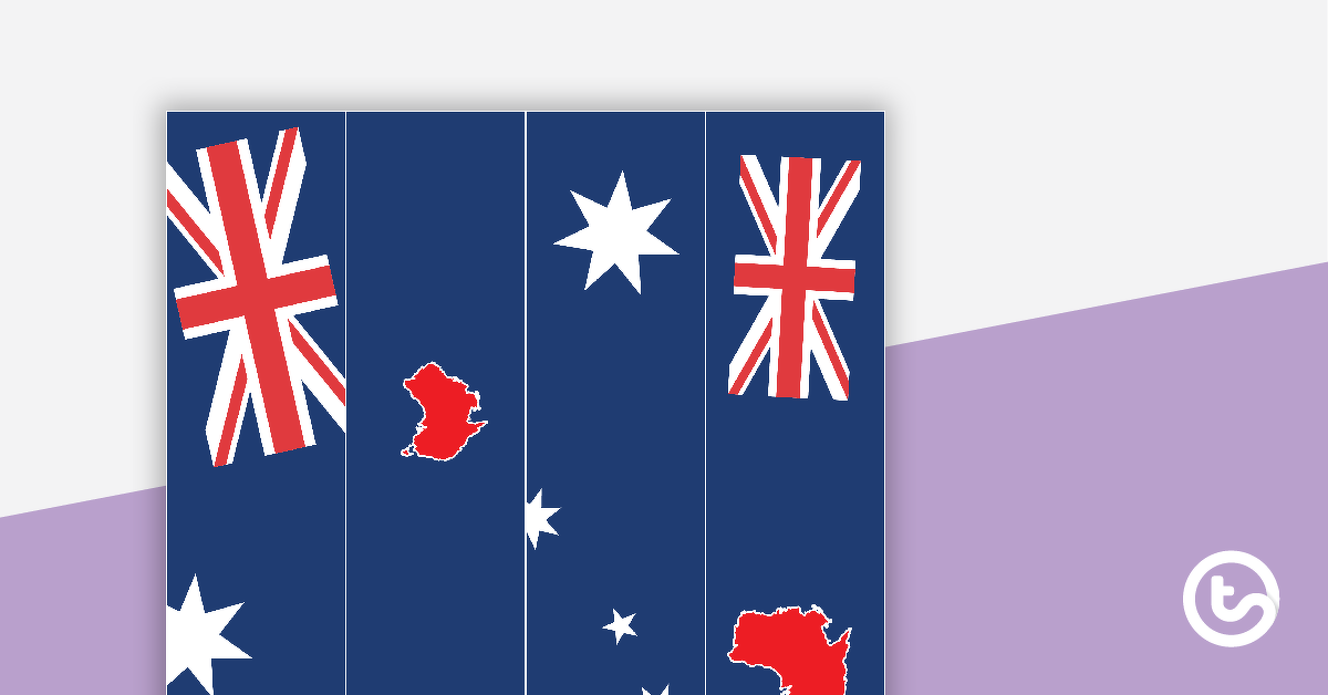 澳大利亚的预览图像 - 边界修剪器 - 教学资源