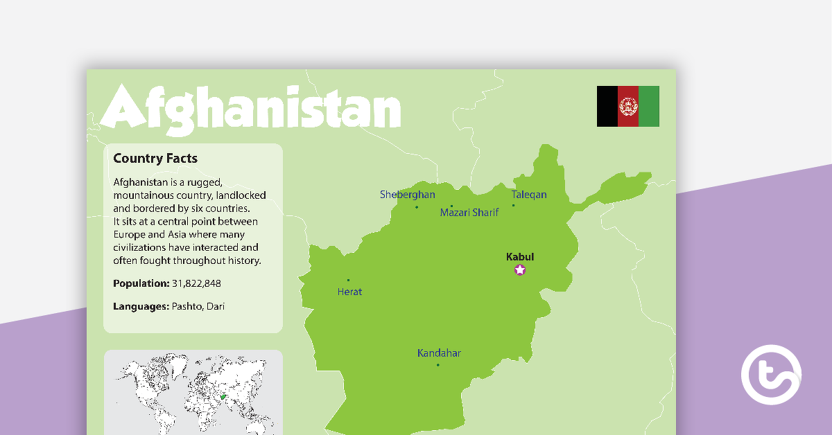 预览图像为阿富汗的国家形象er - teaching resource