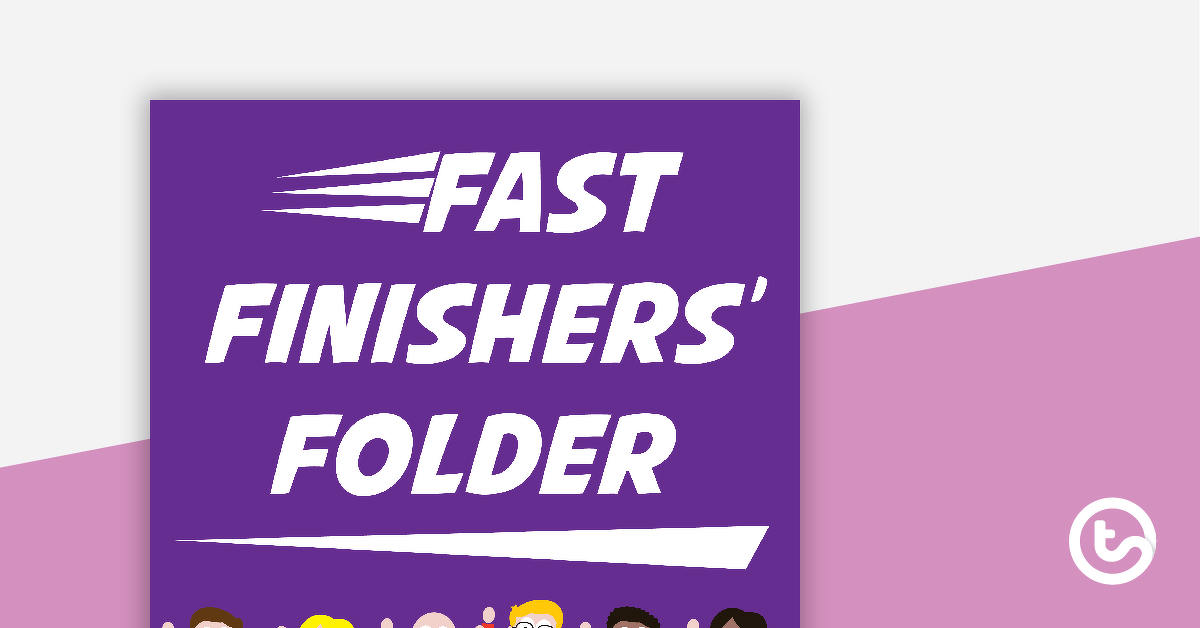 Image of Fast Finishers' Folder - Lower Primary