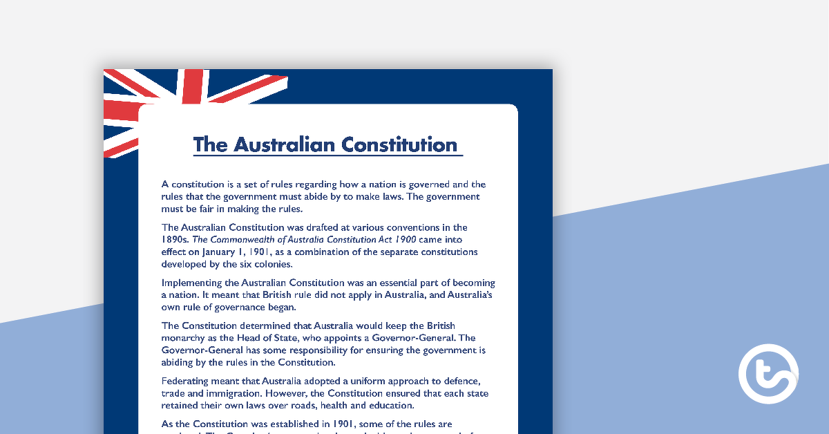 预览图像为澳大利亚宪法——简报——教学资源