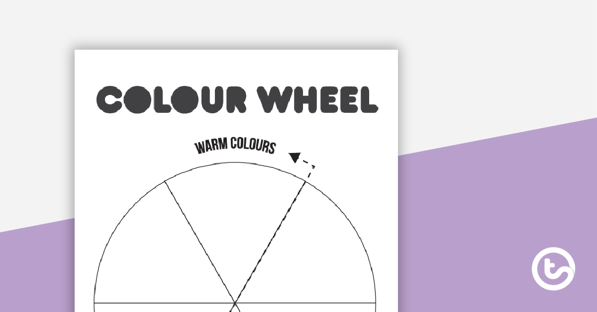 预览图像6部分颜色轮和色彩理论工作表——教学资源