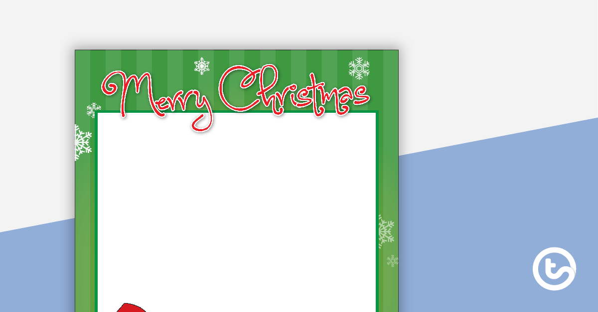 公关eview image for Merry Christmas Page Border - teaching resource