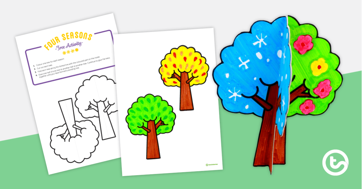 Preview image for Four Seasons Tree Activity - teaching resource