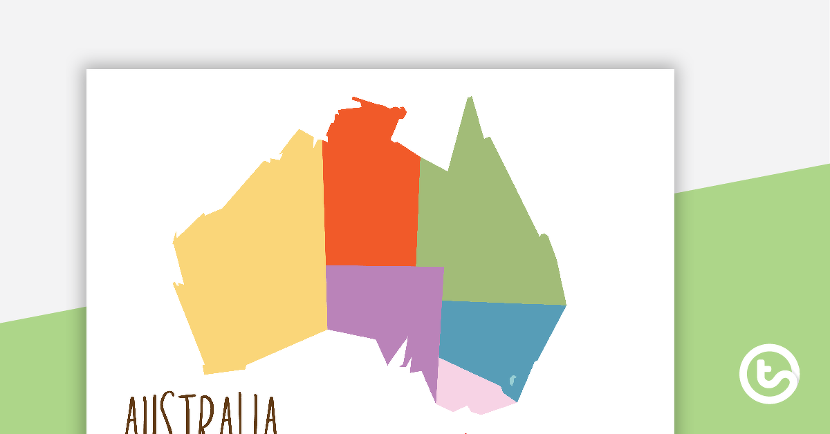 Map Of Australia Puzzle | Teach Starter