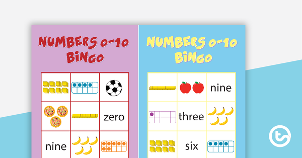 Preview image for Numbers 0–10 Bingo - teaching resource