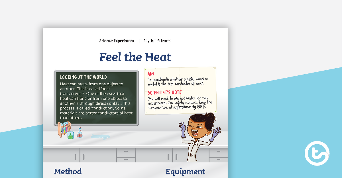Preview image for Science Experiment - Feel the Heat - teaching resource
