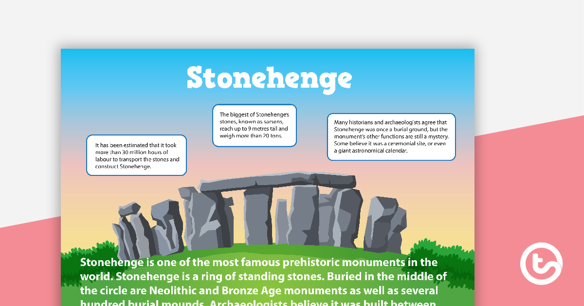 Preview image for Five UK Landmarks Posters - teaching resource