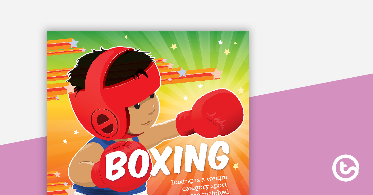 预览图像对奥运会运动海报-拳击教学资源