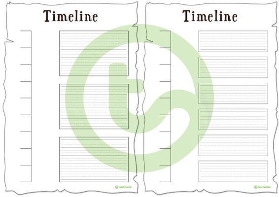 Thumbnail of History Timeline Template - teaching resource