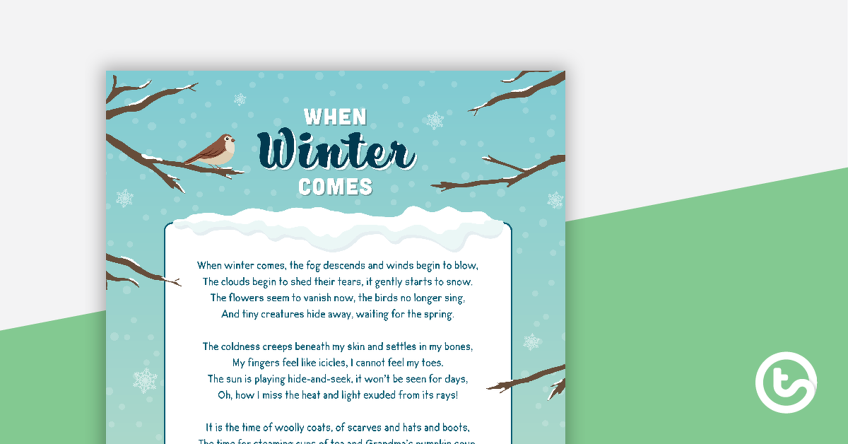 Preview image for When Winter Comes - Keeping Warm Worksheet - teaching resource