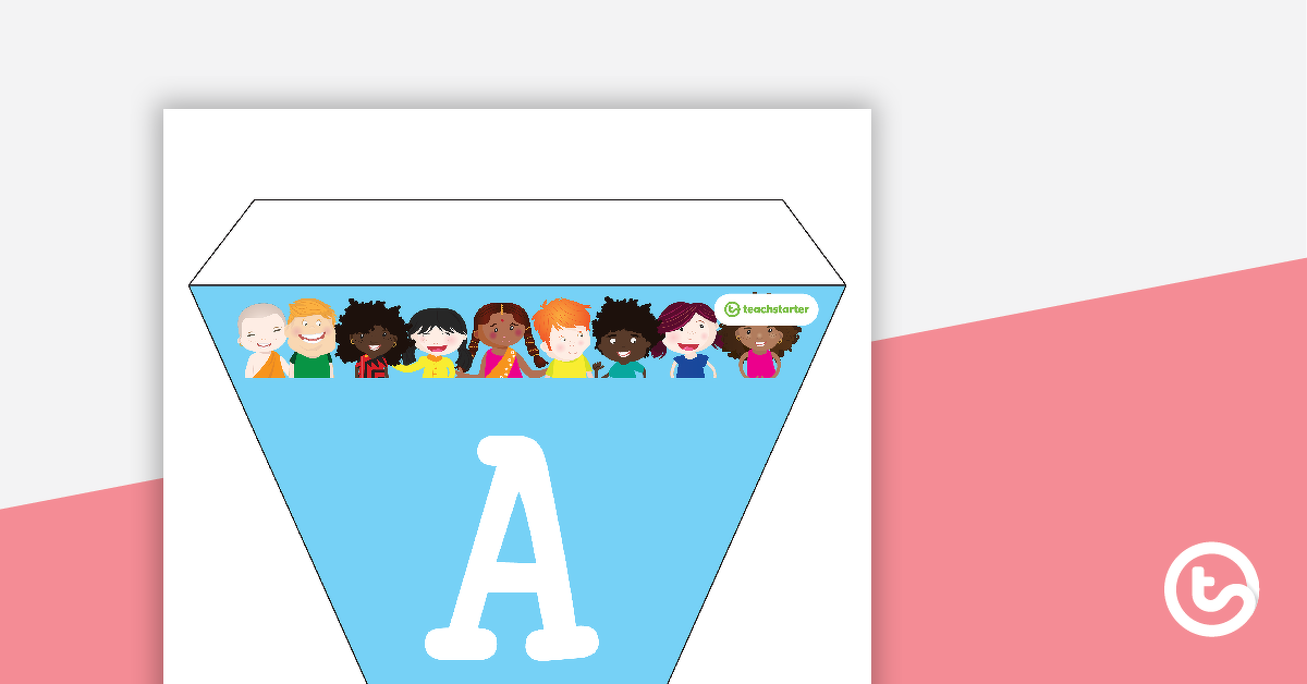 Preview image for Good Friends - Letters and Number Bunting - teaching resource