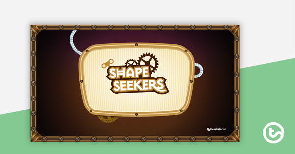 Preview image for Shape Seekers PowerPoint - teaching resource
