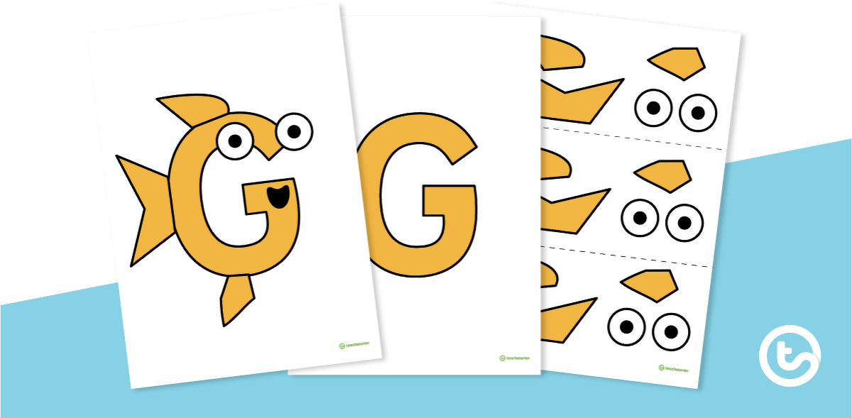预览图像信工艺活动vity - 'G' is For Goldfish (Version 2) - teaching resource