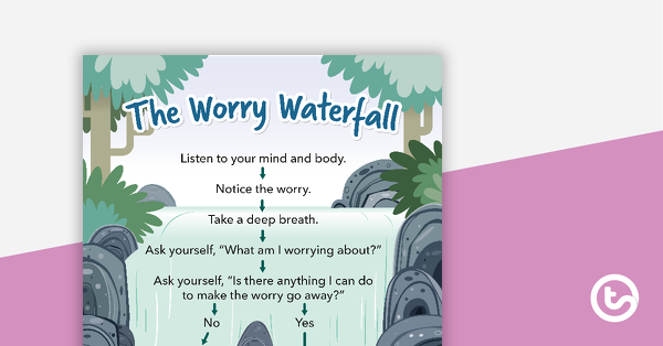 Preview image for The Worry Waterfall - Poster - teaching resource