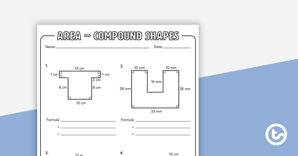 Thumbnail of Area Worksheets - teaching resource