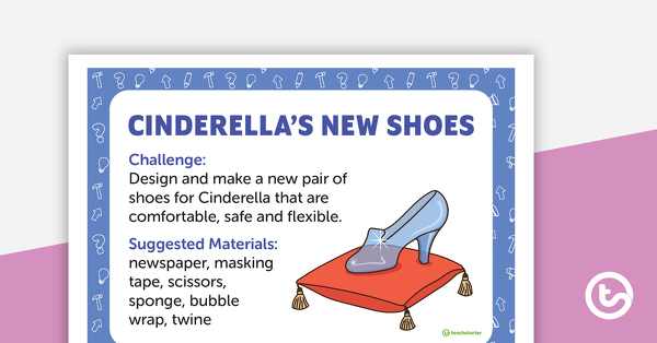 Thumbnail of Cinderella's Design Challenge – Task Card - teaching resource