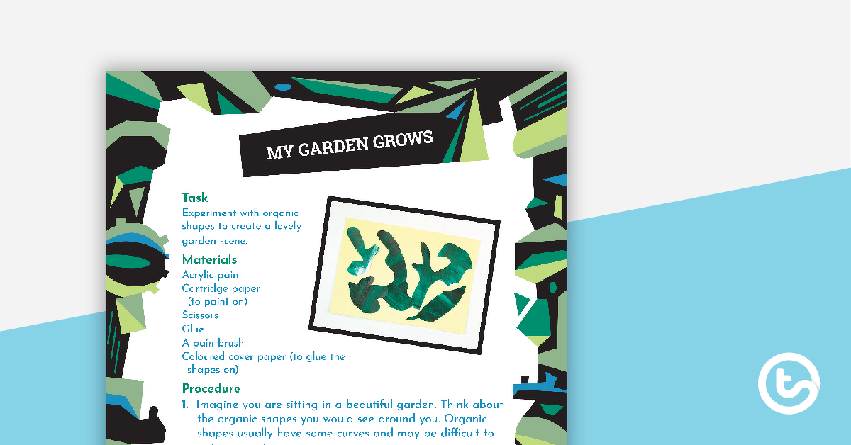Preview image for My Garden Grows Activity - teaching resource