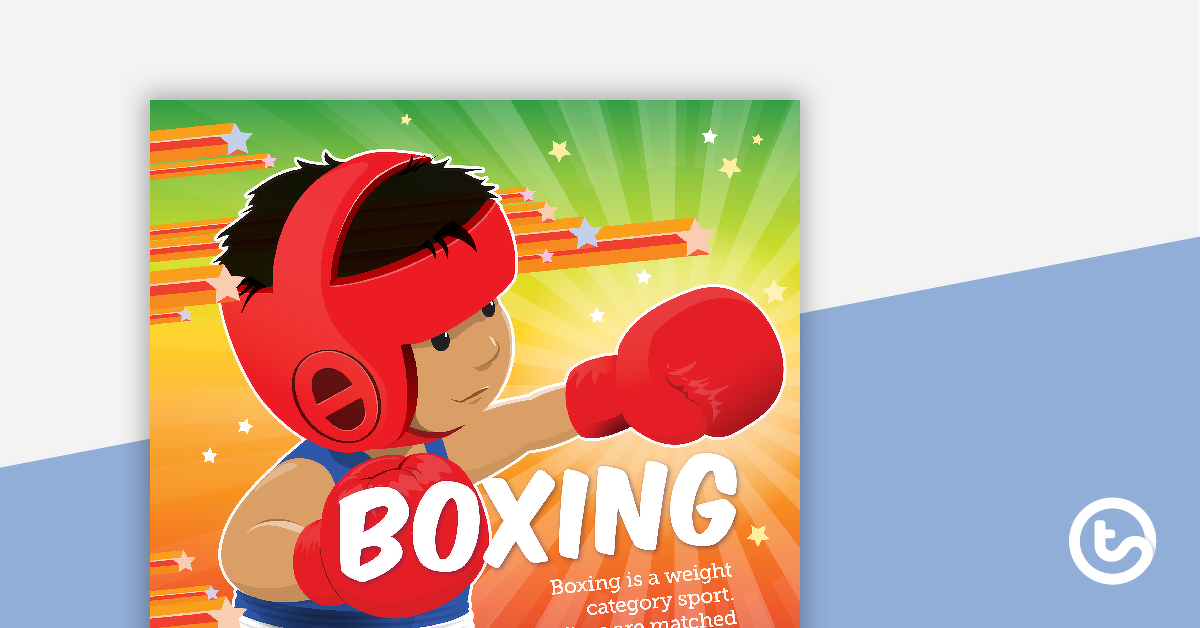 Preview image for Olympic Games Sport Poster – Boxing - teaching resource