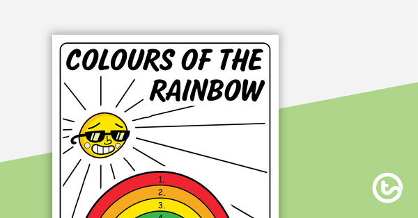 彩虹海报的颜色的预览图像-教学资源