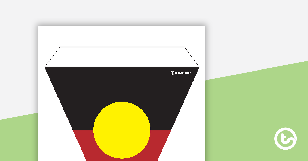 澳大利亚原住民旗的预览图像 - 彩旗 - 教学资源