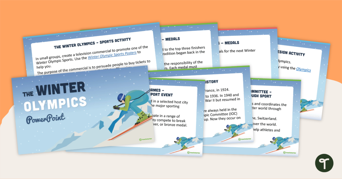 预览图像的冬季奥运会PowerPoint -教学资源