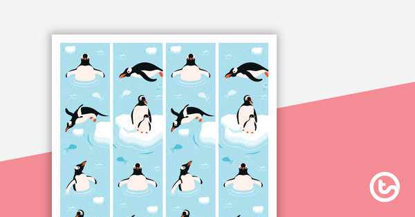 Preview image for Penguins – Border Trimmers - teaching resource