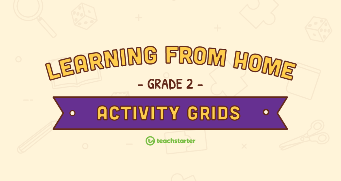 Preview image for Grade 2 – Week 2 Learning from Home Activity Grids - teaching resource