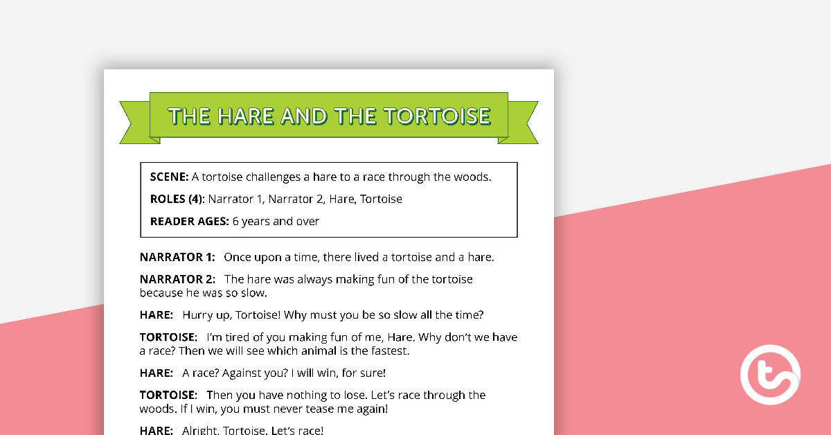 Preview image for Comprehension - Hare and The Tortoise - teaching resource