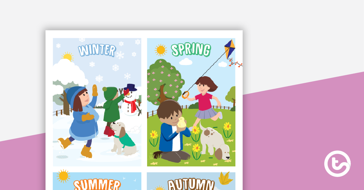 Preview image for The Seasons - Posters - teaching resource